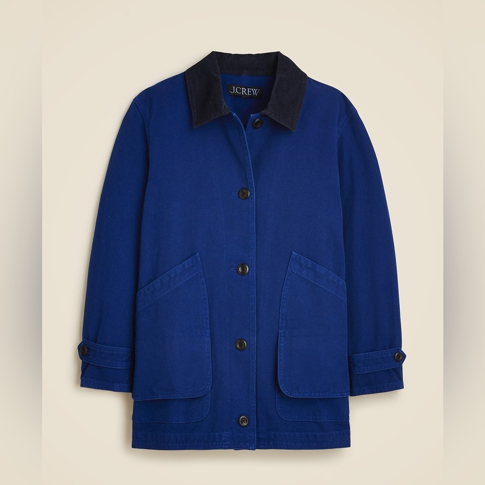 NWT J. Crew Barn Jacket - tropical cove